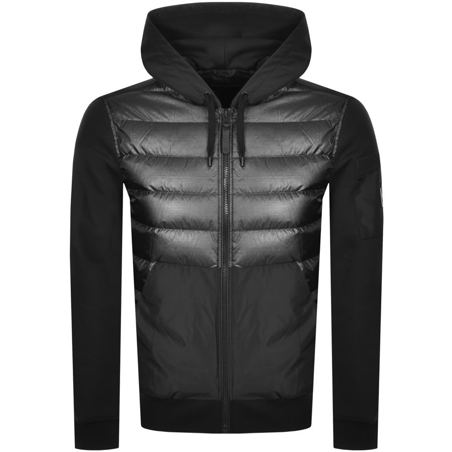 Alternative Image for ProductMackage Will Hooded Bomber Jacket Black1